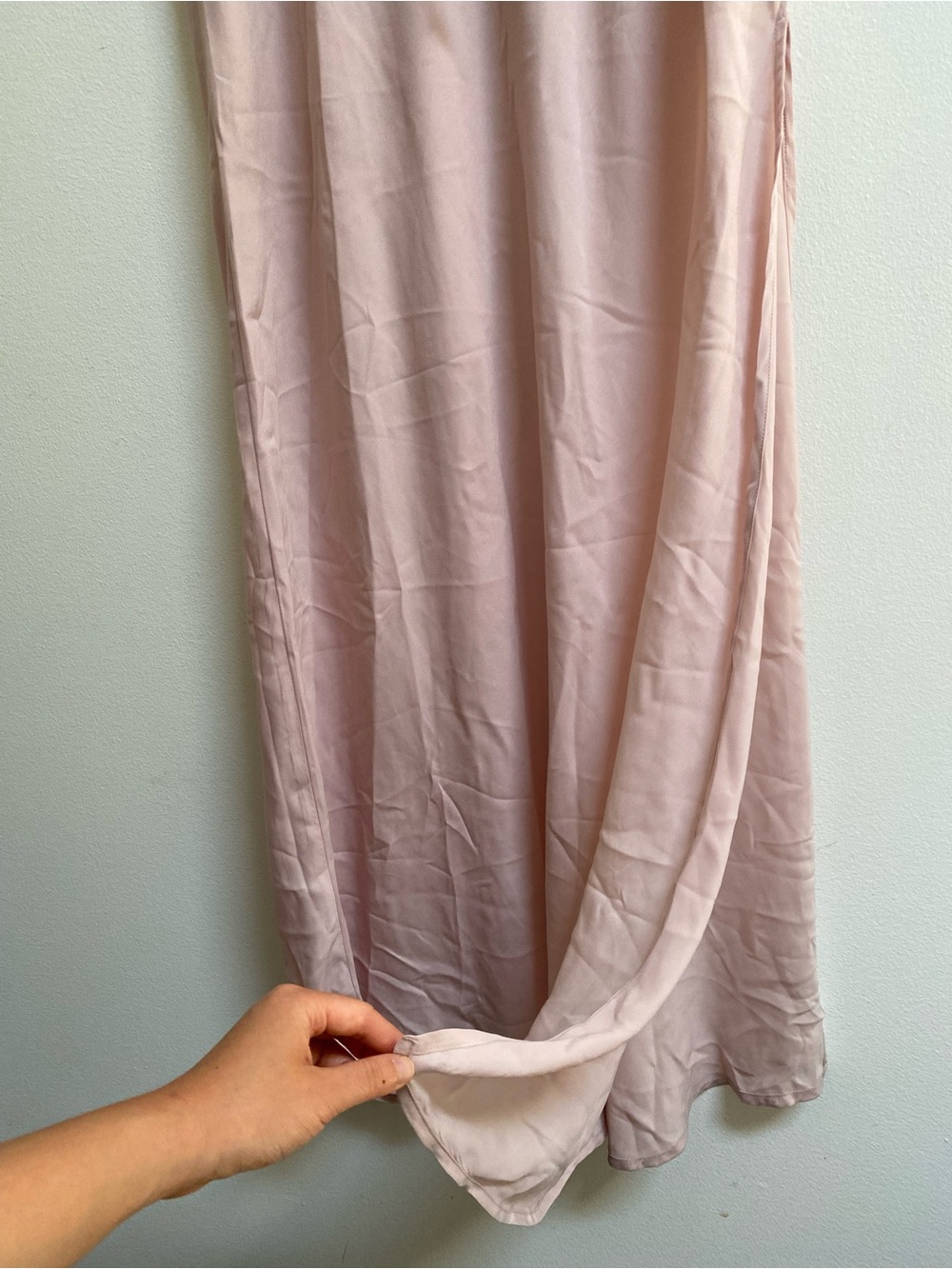 LyreBird Silky Colorblock Maxi Slip Dress M - Picture 14 of 14